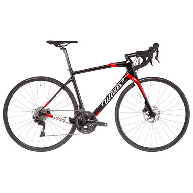 Bicicleta de carrera WILIER TRIESTINA GTR TEAM DISC Shimano 105 R7020 34/50 Negro/Rojo 0